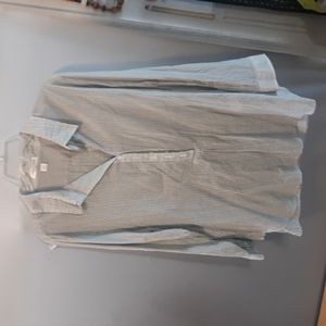 Coldwater Creek Blue Striped Women's Top